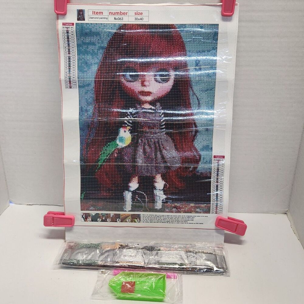 5D DIY Diamond Painting Big Eye Girl Doll NX063